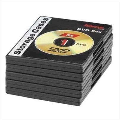 HAMA - Custodia DVD nero - 5pz. 07451297